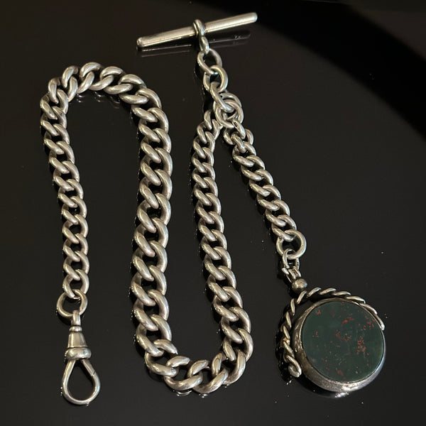 ENGLISH SILVER CHAIN and FOB
