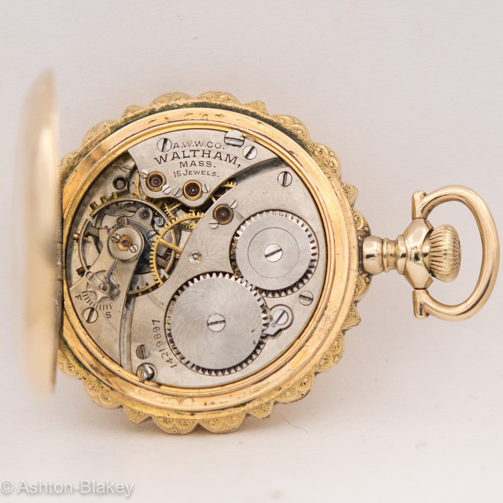 WALTHAM POCKET WATCH WITH MULTICOLOR DIAL Pocket Watches - Ashton-Blakey Vintage Watches