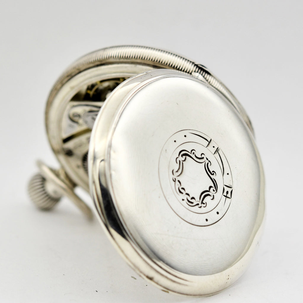 ENGLISH Silver Man's Pocket Watch Pocket Watches - Ashton-Blakey Vintage Watches