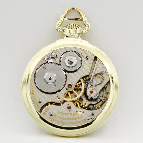 Hamilton pocket watch outlet 992 double roller