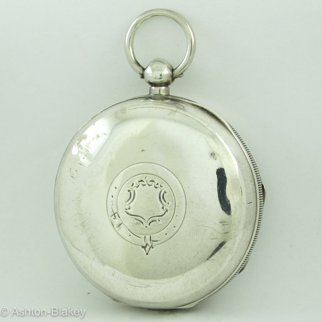 ENGLISH SILVER Pocket Watch Pocket Watches - Ashton-Blakey Vintage Watches