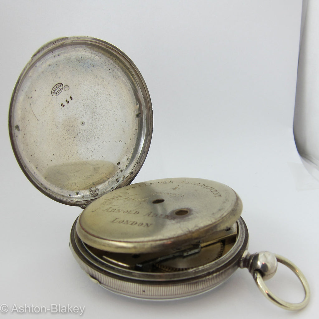 ENGLISH SILVER POCKET WATCH Pocket Watches - Ashton-Blakey Vintage Watches