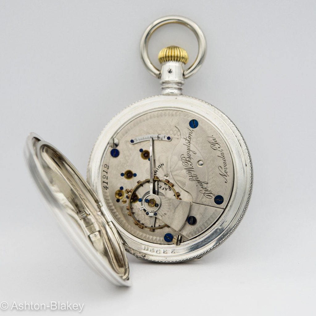 HAMILTON Silver Pocket Watch Pocket Watches - Ashton-Blakey Vintage Watches