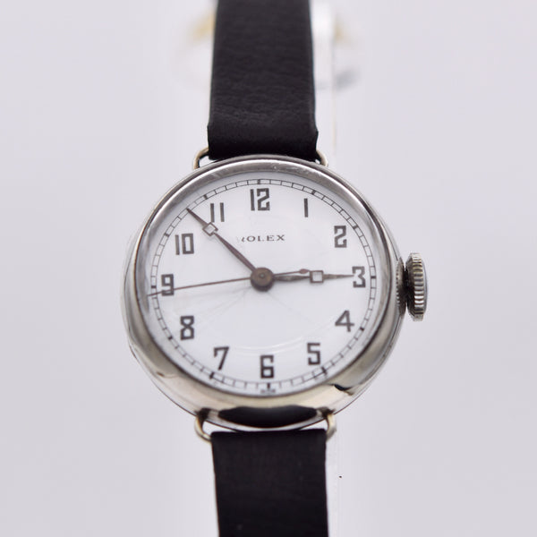 ROLEX STERLING SILVER LADY'S WATCH Ashton-Blakey Vintage Watches