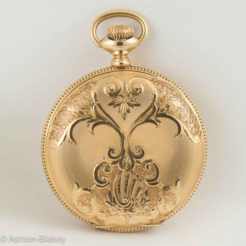 WALTHAM 14K Solid rose Gold Pocket Watch Pocket Watches - Ashton-Blakey Vintage Watches