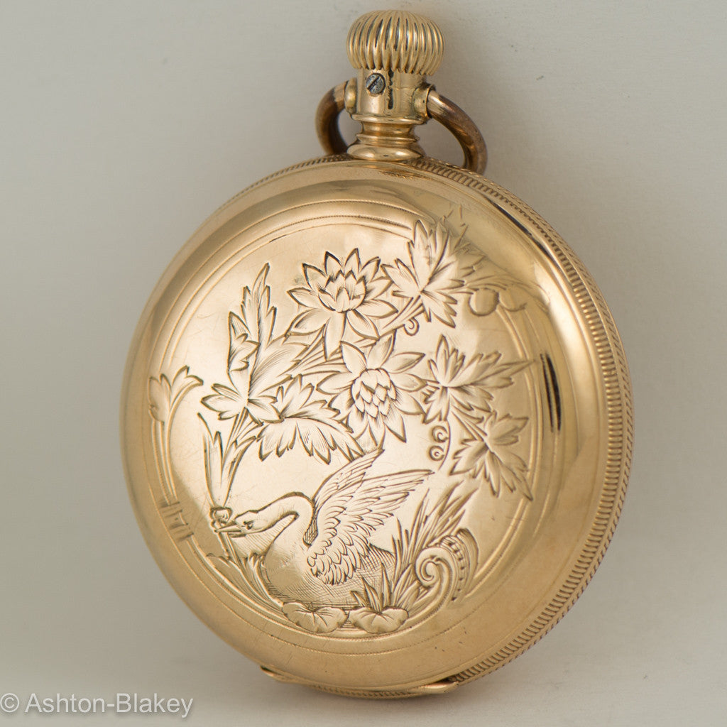 WALTHAM Lady's 14K gold Pocket Watch Pocket Watches - Ashton-Blakey Vintage Watches