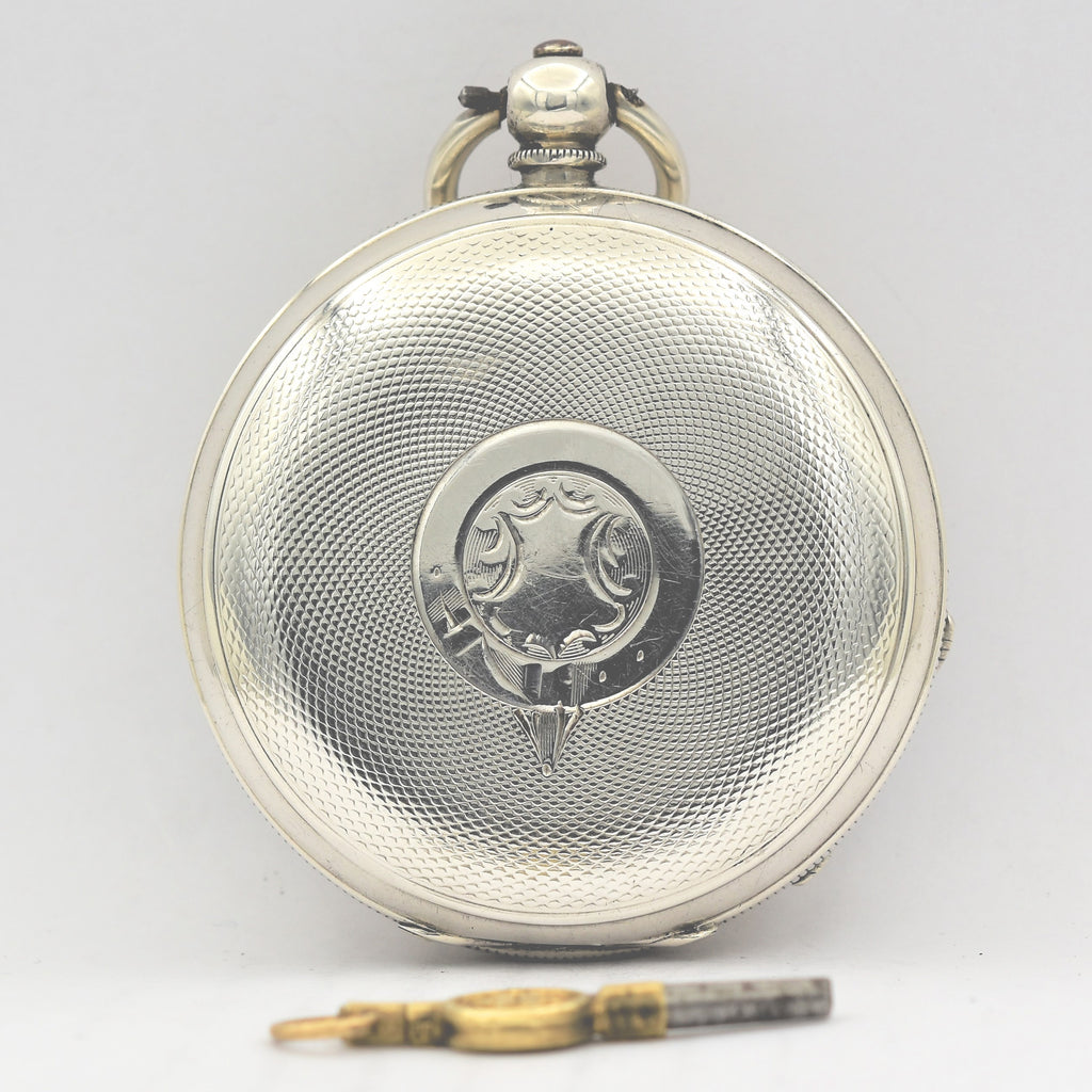 ENGLISH Silver Pocket Watch Pocket Watches - Ashton-Blakey Vintage Watches