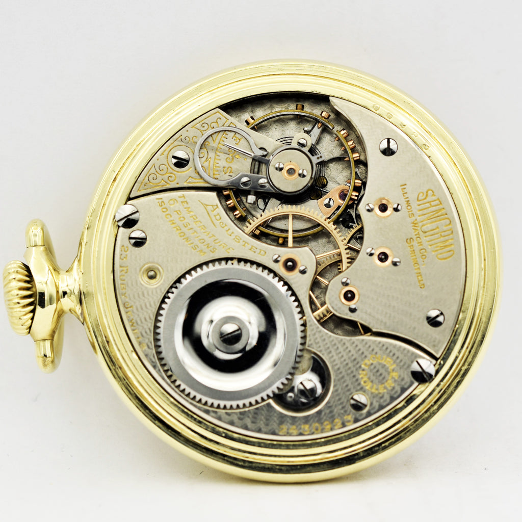 ILLINOIS RAILROAD Pocket Watch Pocket Watches - Ashton-Blakey Vintage Watches