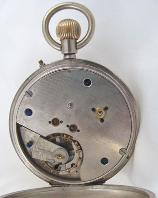 ENGLISH Men's vintage sterling silver Pocket Watch Pocket Watches - Ashton-Blakey Vintage Watches
