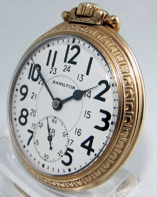 HAMILTON 992B Railroad Pocket Watches - Ashton-Blakey Vintage Watches