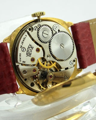 VERTEX - 9K GOLD - War time man's Vintage Watch Vintage Watches - Ashton-Blakey Vintage Watches