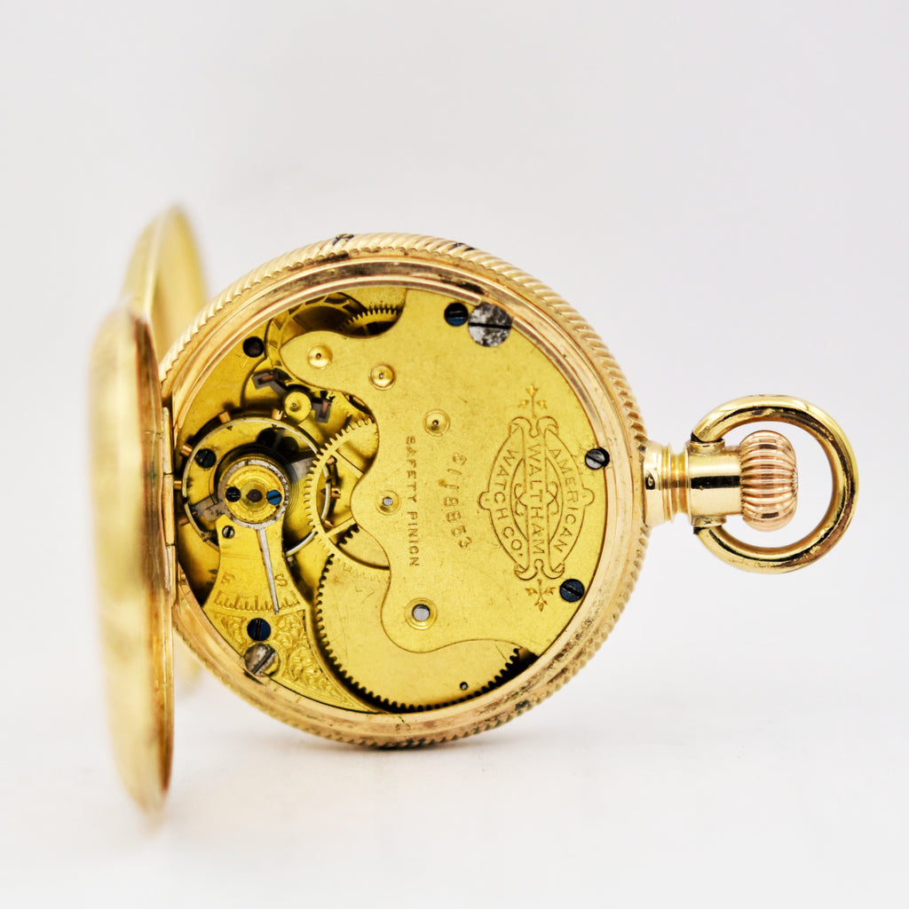 WALTHAM 14K Gold Lady's Pocket Watch Pocket Watches - Ashton-Blakey Vintage Watches
