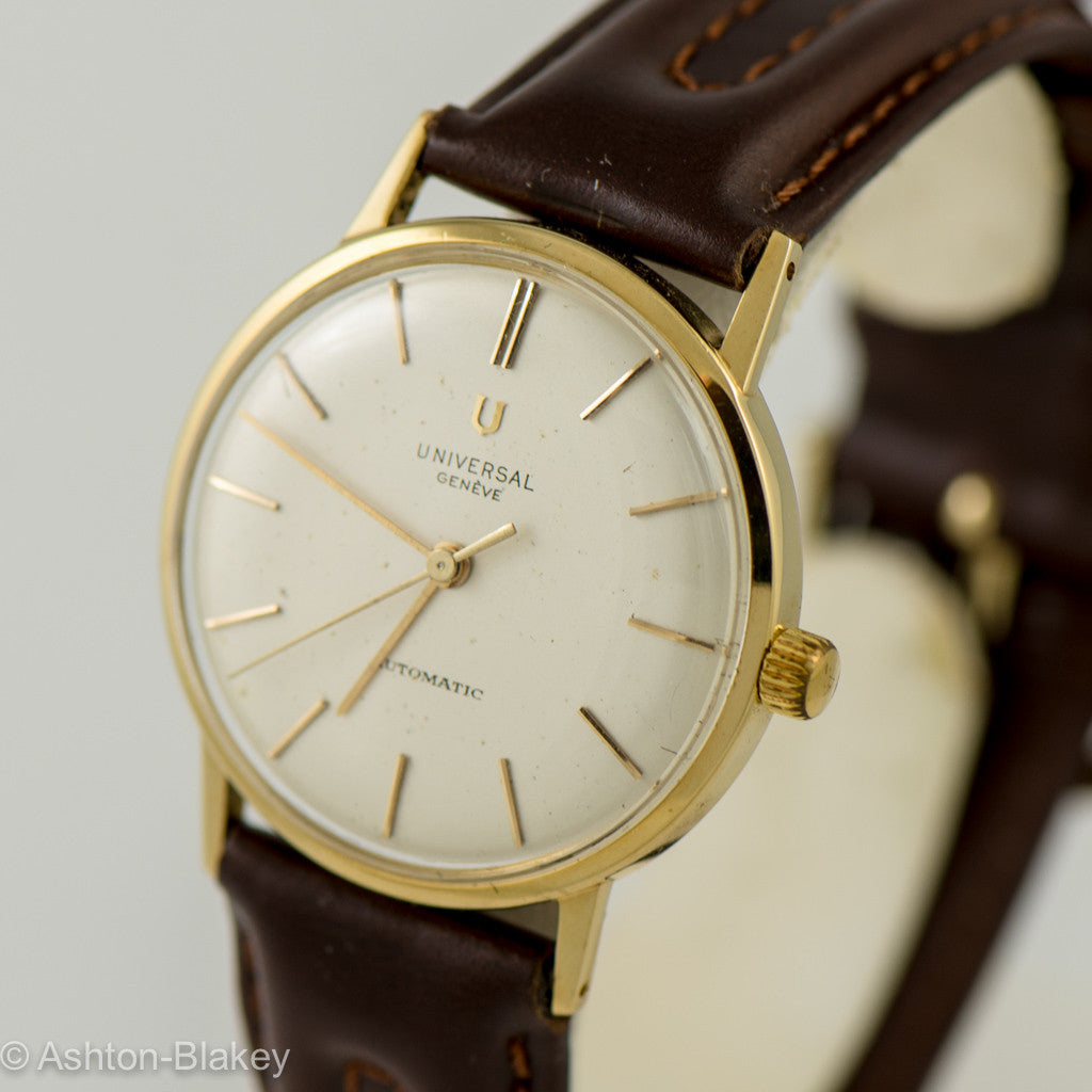 UNIVERSAL 14K Gold Vintage Watch Vintage Watches - Ashton-Blakey Vintage Watches