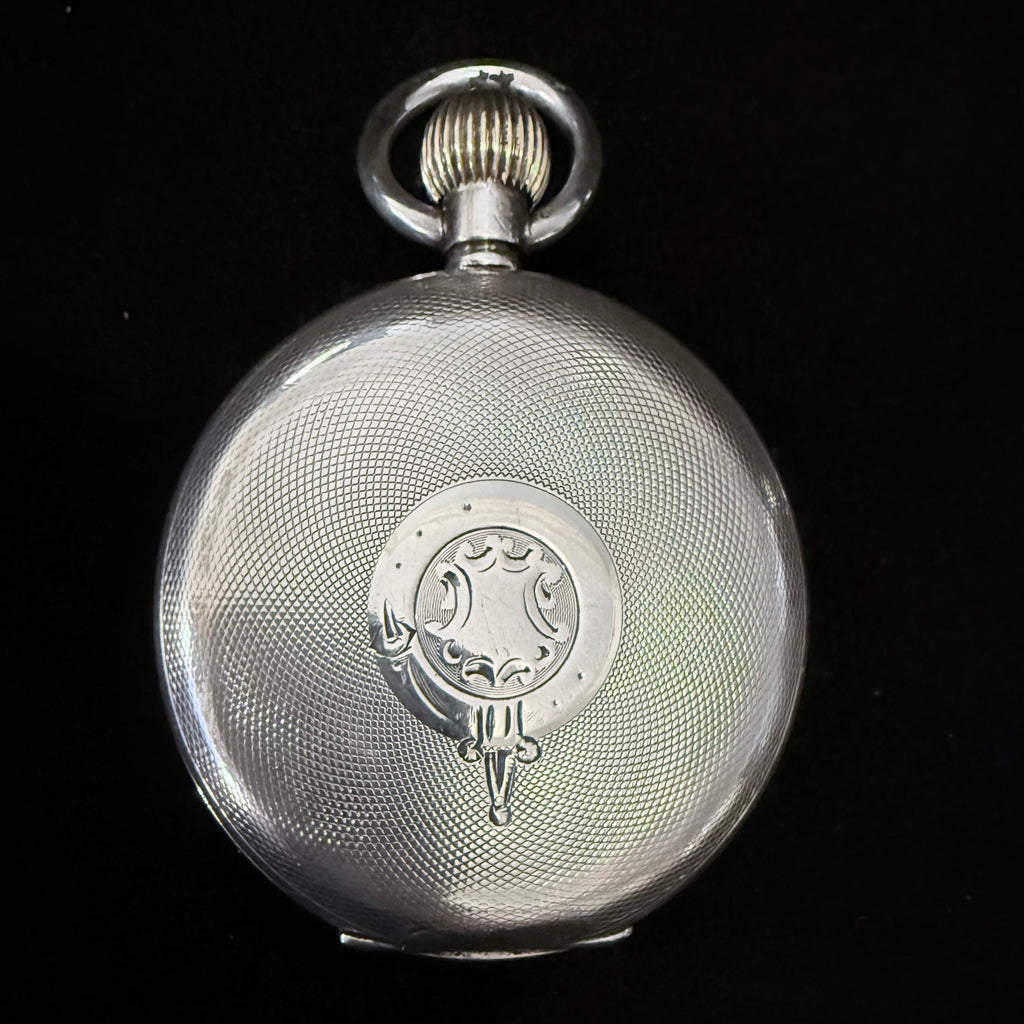 OCTAVA 8 DAY SILVER WATCH WW1