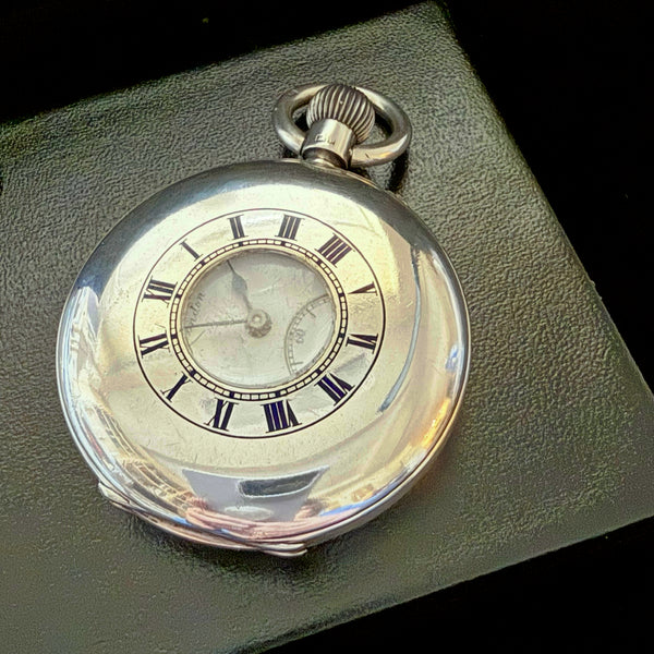 ENGLISH SILVER J W BENSON DEMI HUNTER