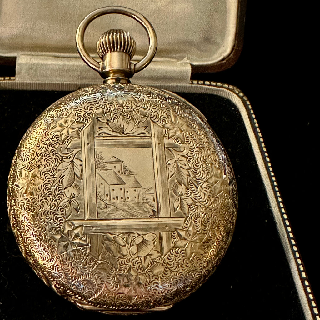 WALTHAM 18K Gold  Pocket Watch