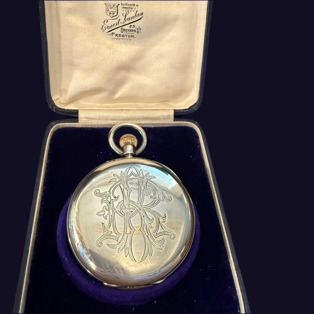 S SMITH & SON SILVER POCKET WATCH