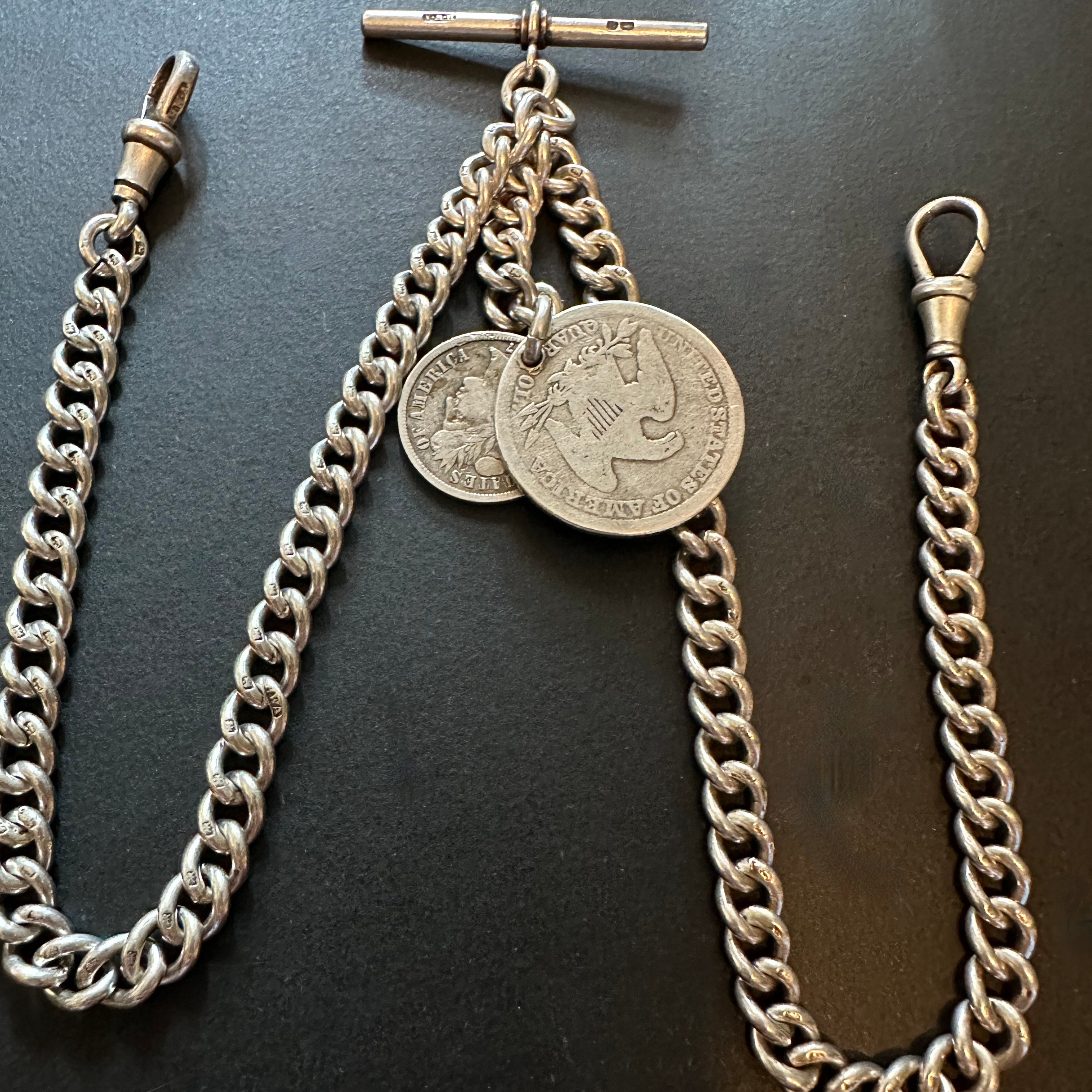 Sterling Silver Pocket Watch Chain