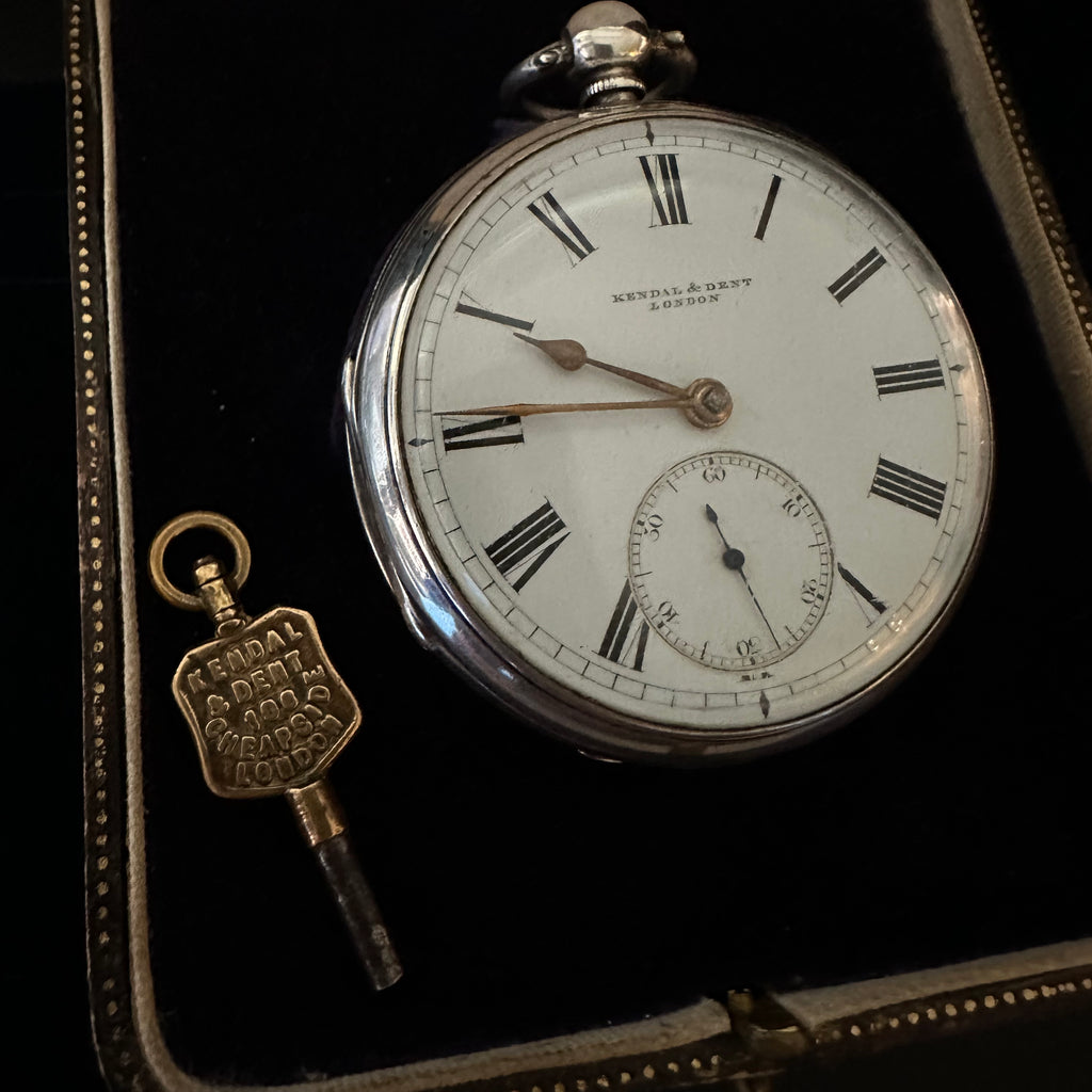 KENDAL &  DENT HISTORICAL SILVER POCKET WATCH