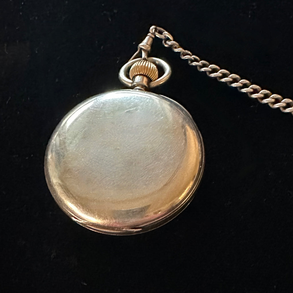 J W BENSON SILVER POCKET WATCH