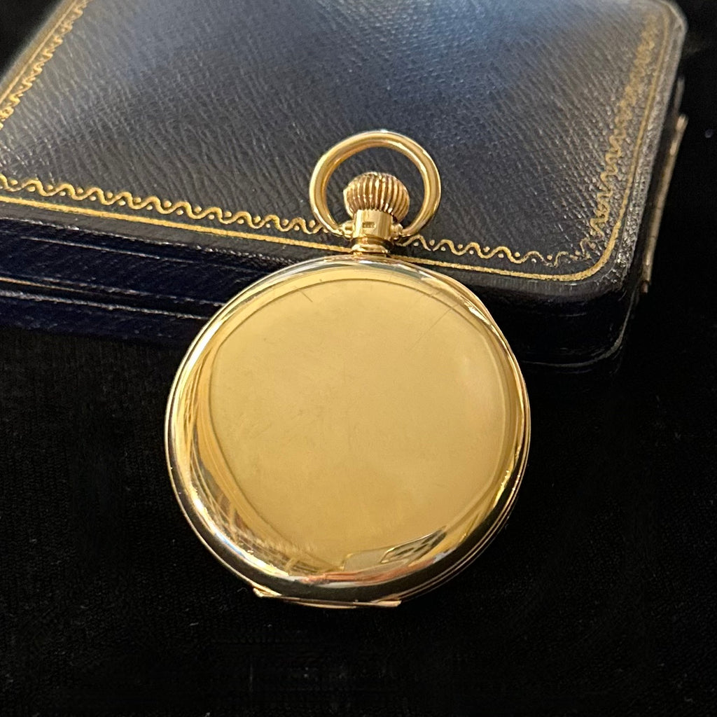 9K GOLD OMEGA POCKET WATCH