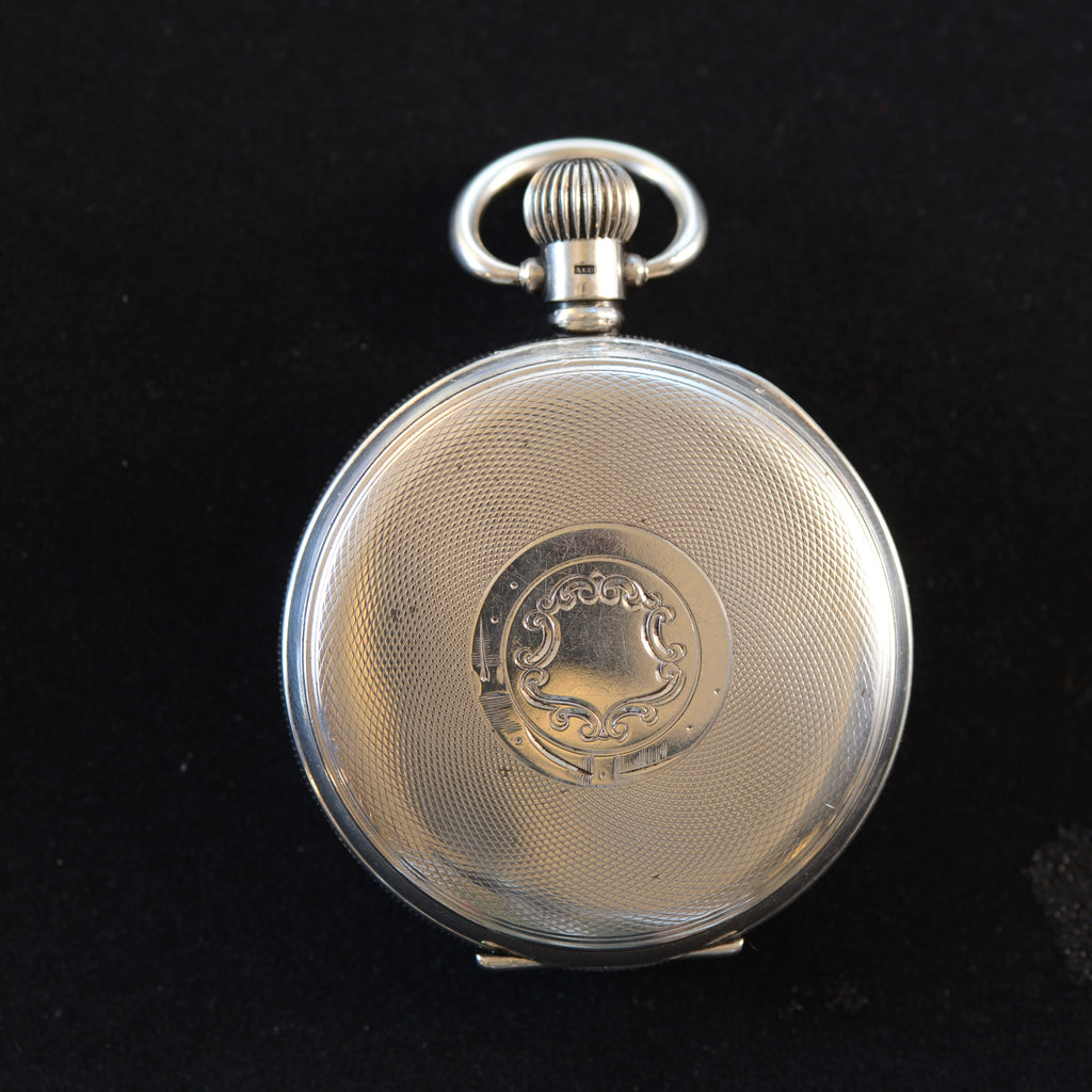 KENDAL & DENT SILVER ENGLISH POCKET WATCH