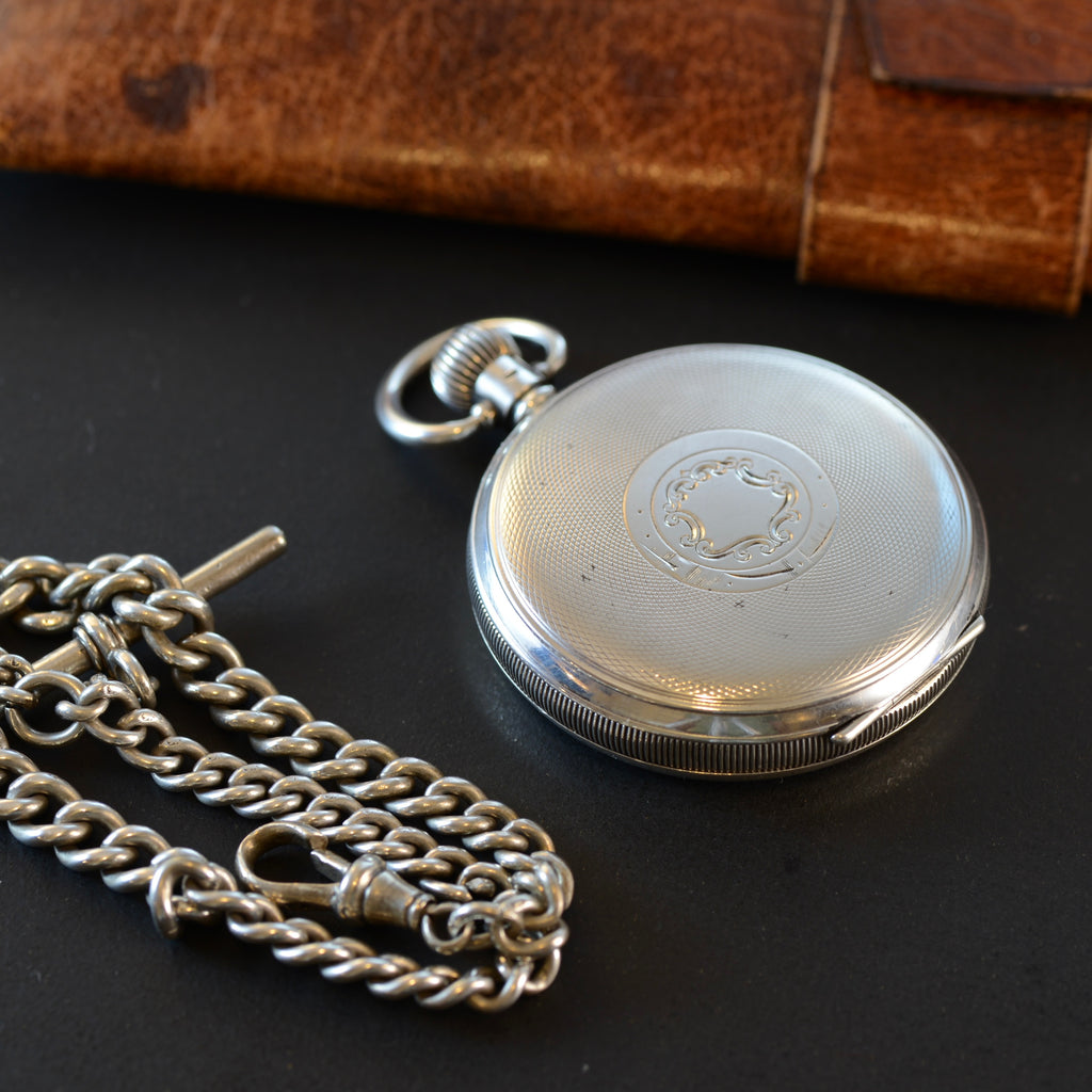 KENDAL & DENT SILVER ENGLISH POCKET WATCH