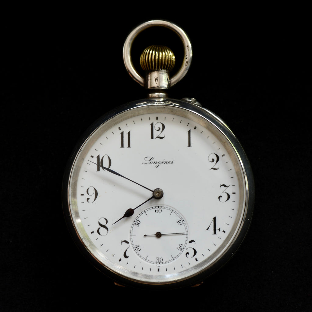 Longines Silver Pocket Watch – Sir John Bennett Cheapside London