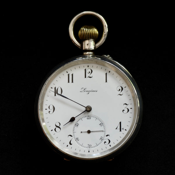 Longines Silver Pocket Watch – Sir John Bennett Cheapside London