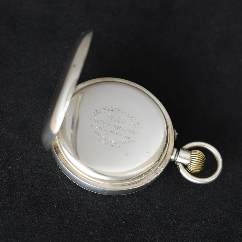 Longines Silver Pocket Watch – Sir John Bennett Cheapside London