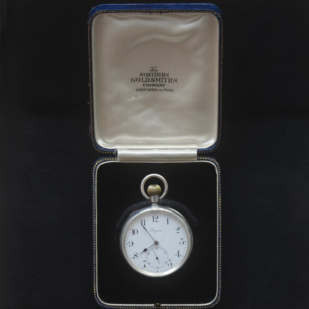 Longines Silver Pocket Watch – Sir John Bennett Cheapside London