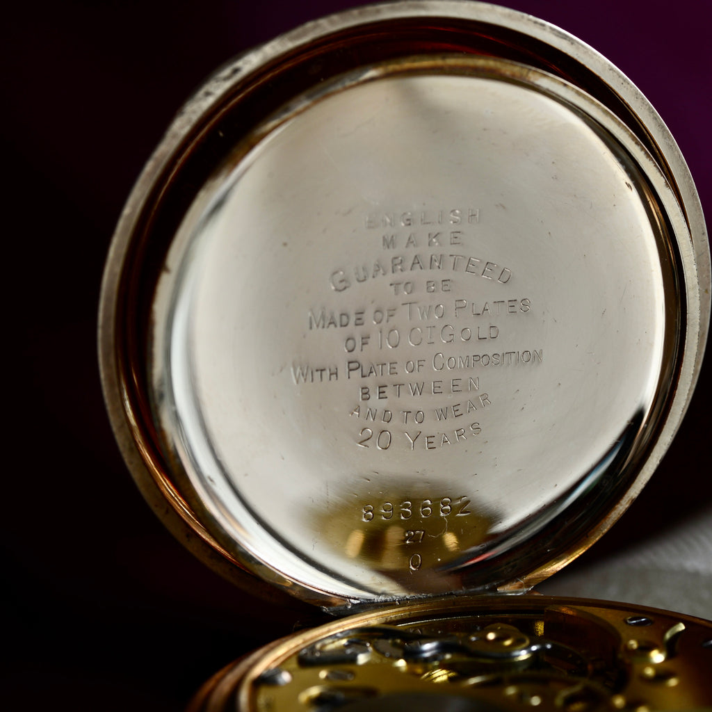 ZENITH FULL HUNTER POCKET WATCH – JOHN NEWLANDS, KILMARNOCK