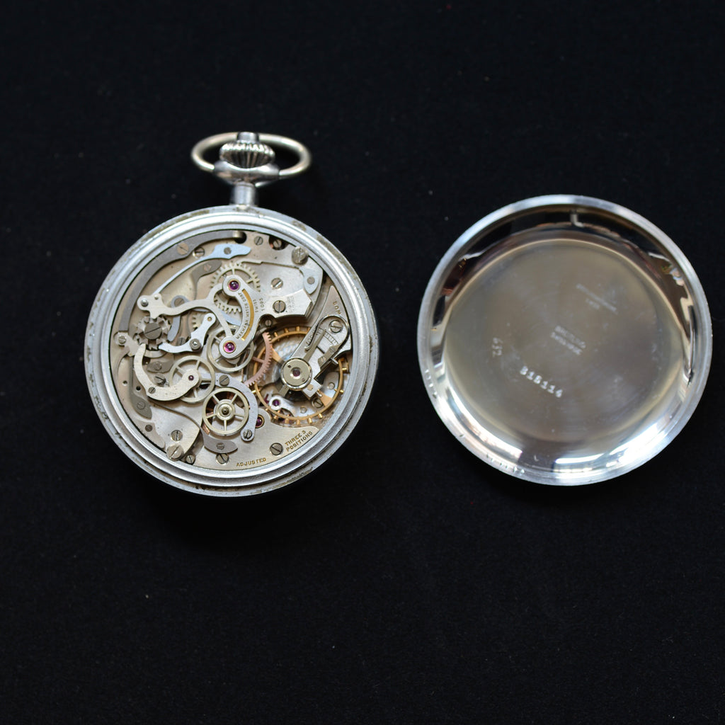 BREITLING U.S. NAVY NAVIGATIONAL CHRONOGRAPH POCKET WATCH