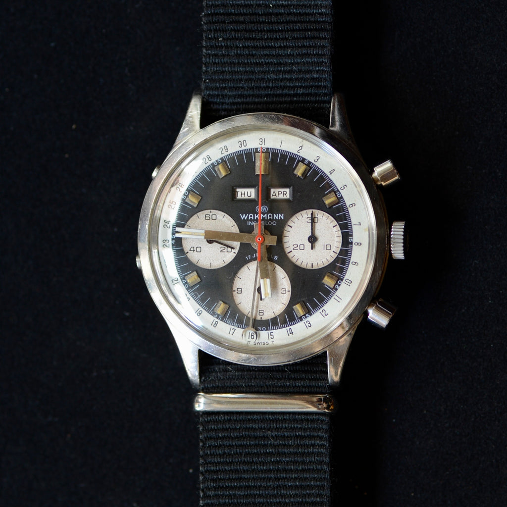 WAKMANN TRIPLE DATE CHRONOGRAPH