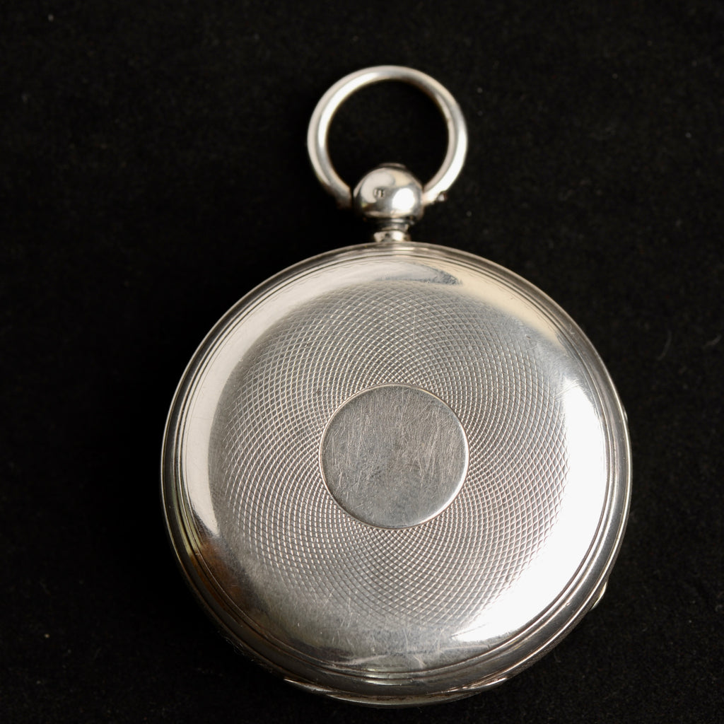1882 J.W. Benson Victorian Silver Swing-Out Pocket Watch + Original Box