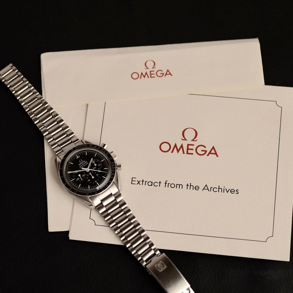 1975 Omega Speedmaster Professional Moonwatch Ref. 145.022-74 – Cal. 861 + Extract from the Archives & Papers