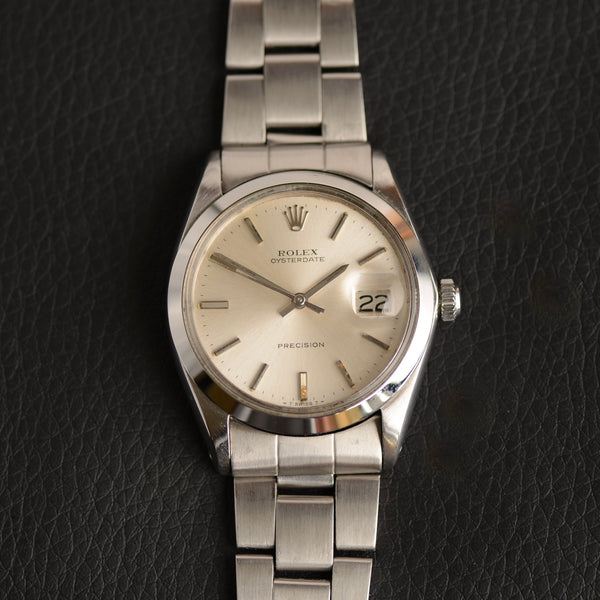 1964 Rolex Oysterdate Precision Ref. 6694 – Silver Sunburst Dial, Stainless Steel