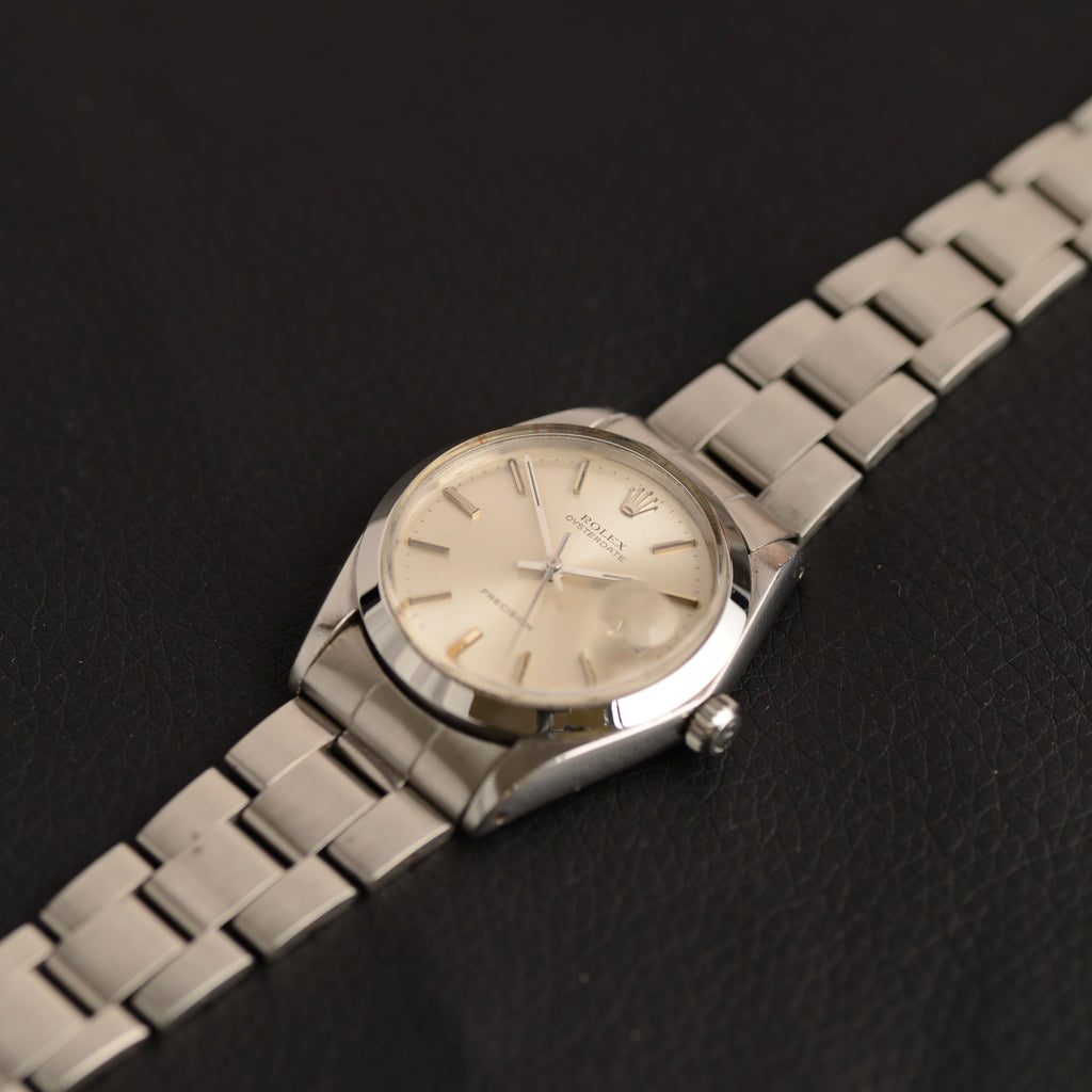 1964 Rolex Oysterdate Precision Ref. 6694 – Silver Sunburst Dial, Stainless Steel