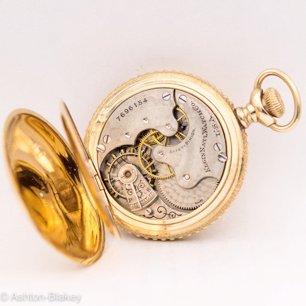 ELGIN MULTICOLOR POCKET WATCH Pocket Watches - Ashton-Blakey Vintage Watches