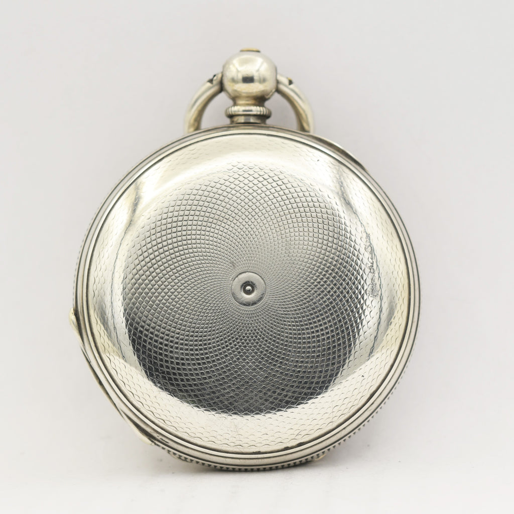 ENGLISH SILVER Pocket Watch with Chain Pocket Watches - Ashton-Blakey Vintage Watches