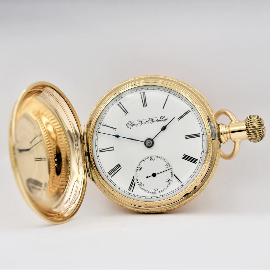 ELGIN Hunting Cased Pocket Watch Pocket Watches - Ashton-Blakey Vintage Watches