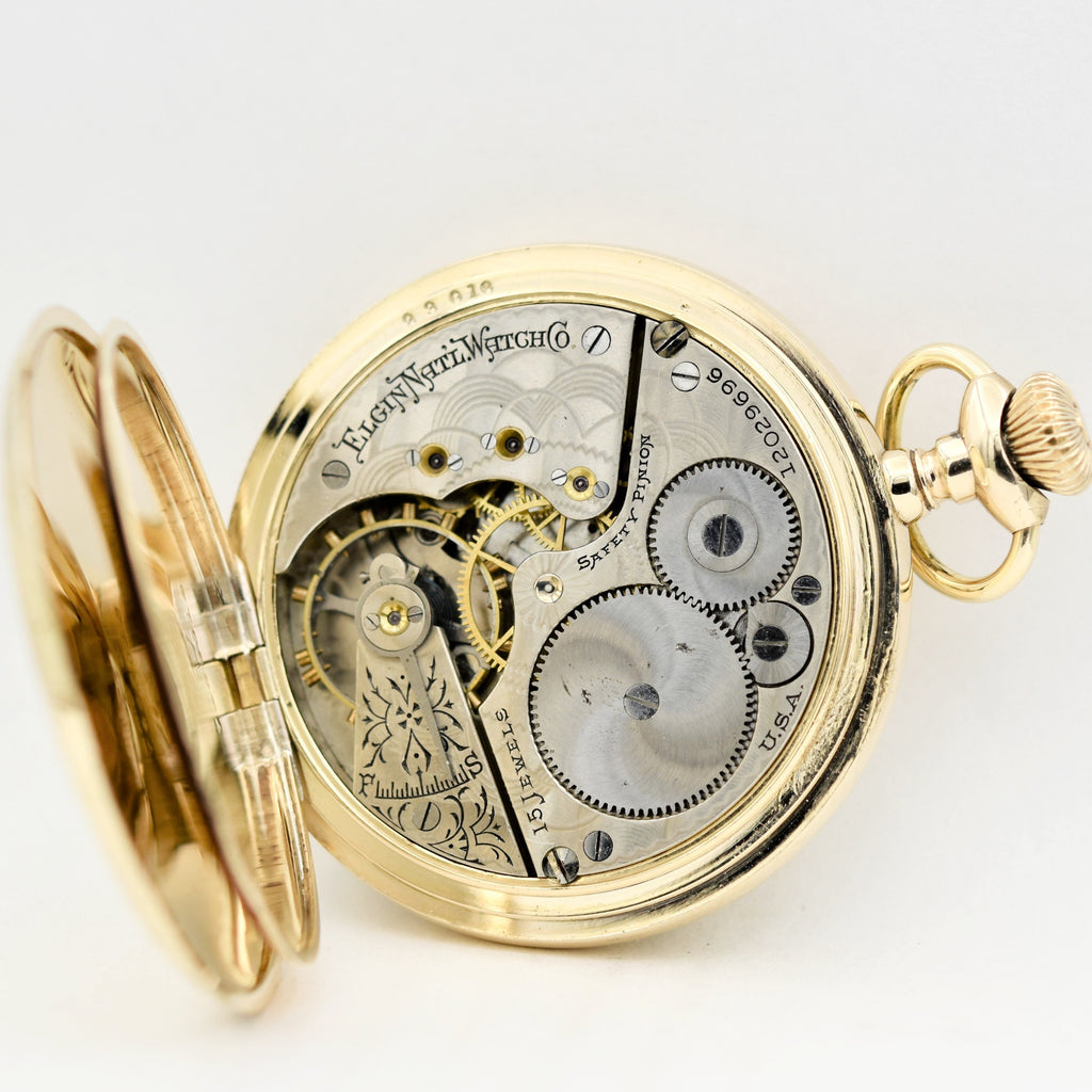ELGIN Pocket Watch Multicolor Dial Pocket Watches - Ashton-Blakey Vintage Watches