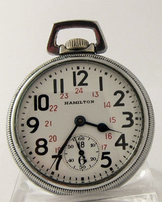 Hamilton pocket watch deals