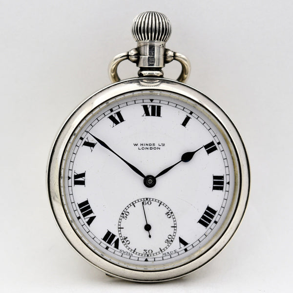 ENGLISH Sterling Pocket Watch Pocket Watches - Ashton-Blakey Vintage Watches