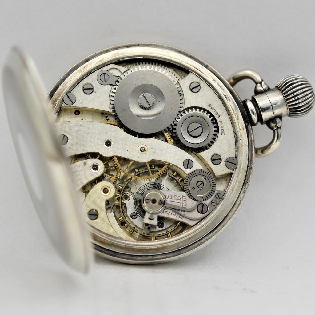 ENGLISH Sterling Pocket Watch Pocket Watches - Ashton-Blakey Vintage Watches