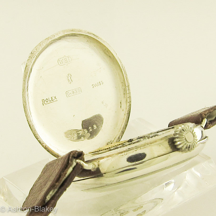 ROLEX STERLING SILVER DOCTOR'S WATCH Vintage Watches - Ashton-Blakey Vintage Watches