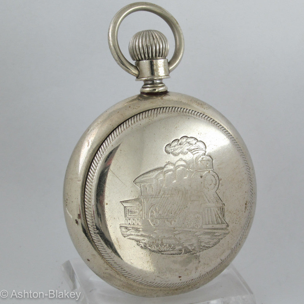 Waltham Silveroid open faced Pocket Watch Pocket Watches - Ashton-Blakey Vintage Watches