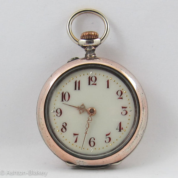 Swiss Rose Gold Pocket Watch Pocket Watches - Ashton-Blakey Vintage Watches