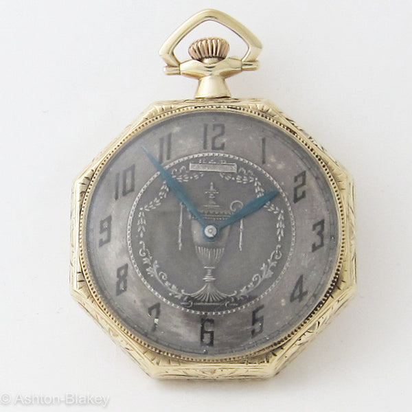 Waltham 14K  Art Deco Pocket Watch Pocket Watches - Ashton-Blakey Vintage Watches