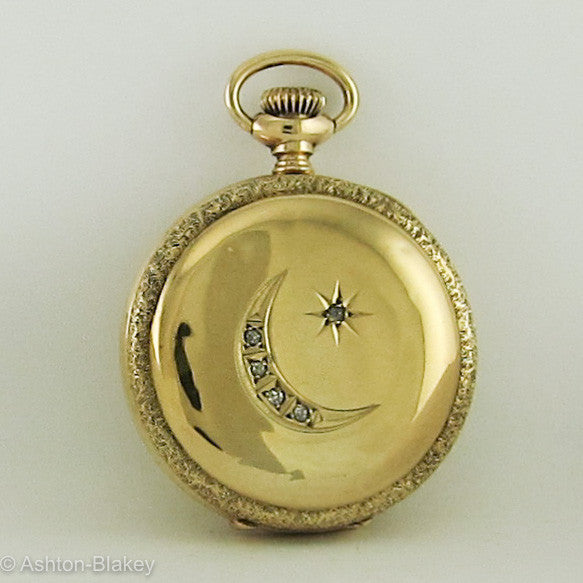 Waltham 14K gold Pocket Watch Ashton-Blakey Vintage Watches